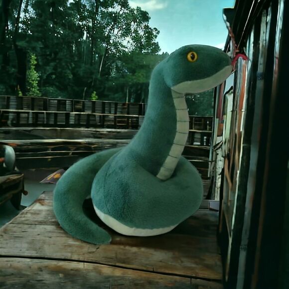 Slytherin Snake Stuffed Animal Harry Potter The Noble Collection Wizarding World - Picture 16 of 16